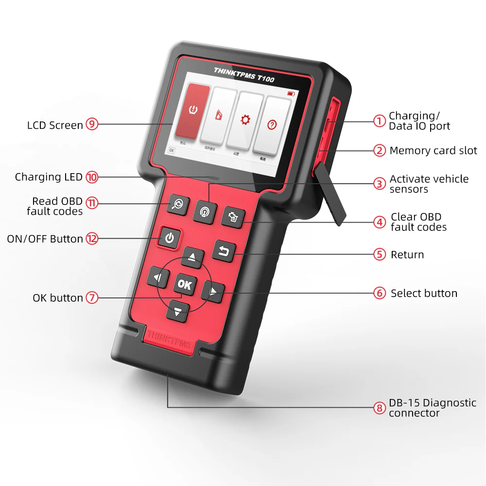 Thinkcar ThinkTPMS T100 - TPMS Programing Scan Tool Automotive Diagnostic Equipment - Image 8