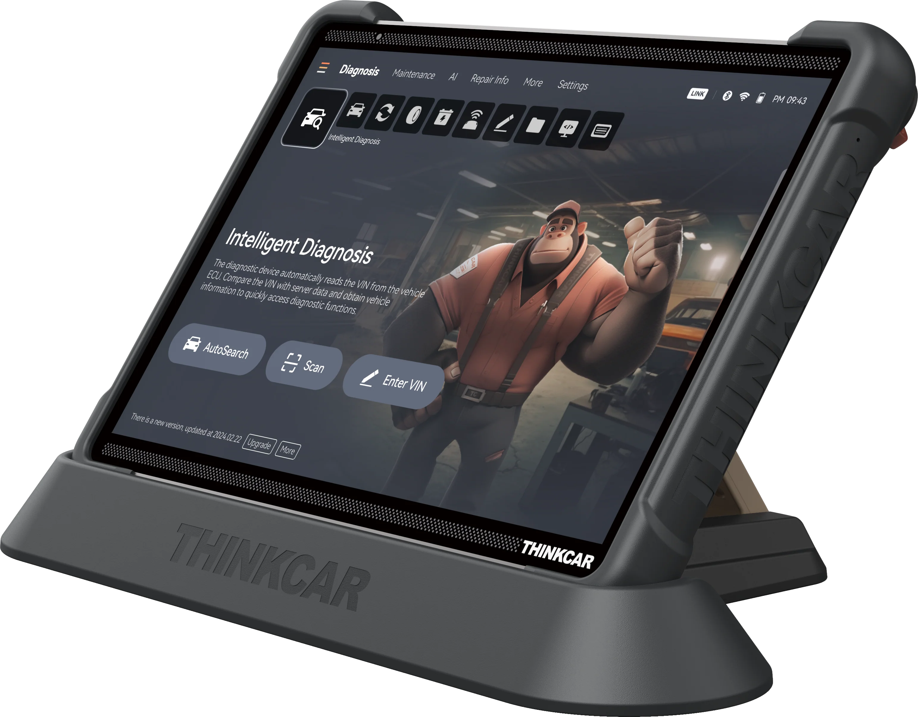 Thinkcar Platinum 399 14-Inch Professional Diagnostic Tablet - Bi-Directional OBD2 Scanner with ECU Coding - Image 4