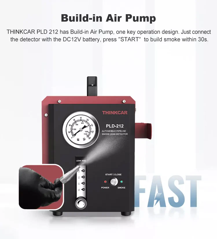 Thinkcar PLD 212 TURBO Mode - Professional Auto Pipeline Smoke Leak Detector Diagnostic Tool - Image 6