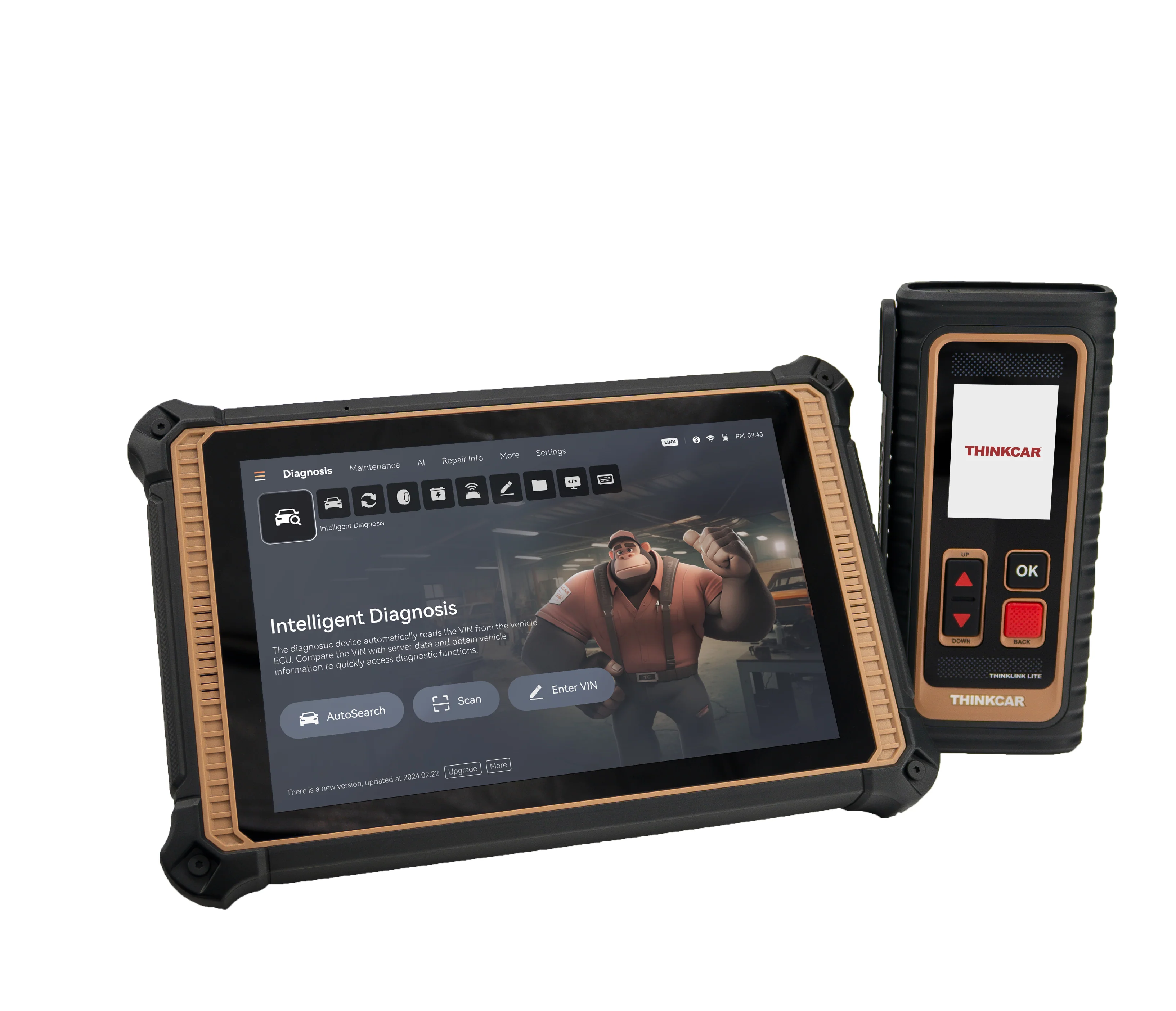 Thinkcar Platinum 391 10-Inch OBD2 Diagnostic Scanner - Full System Scan Tool with Maintenance Reset Functions - Image 7