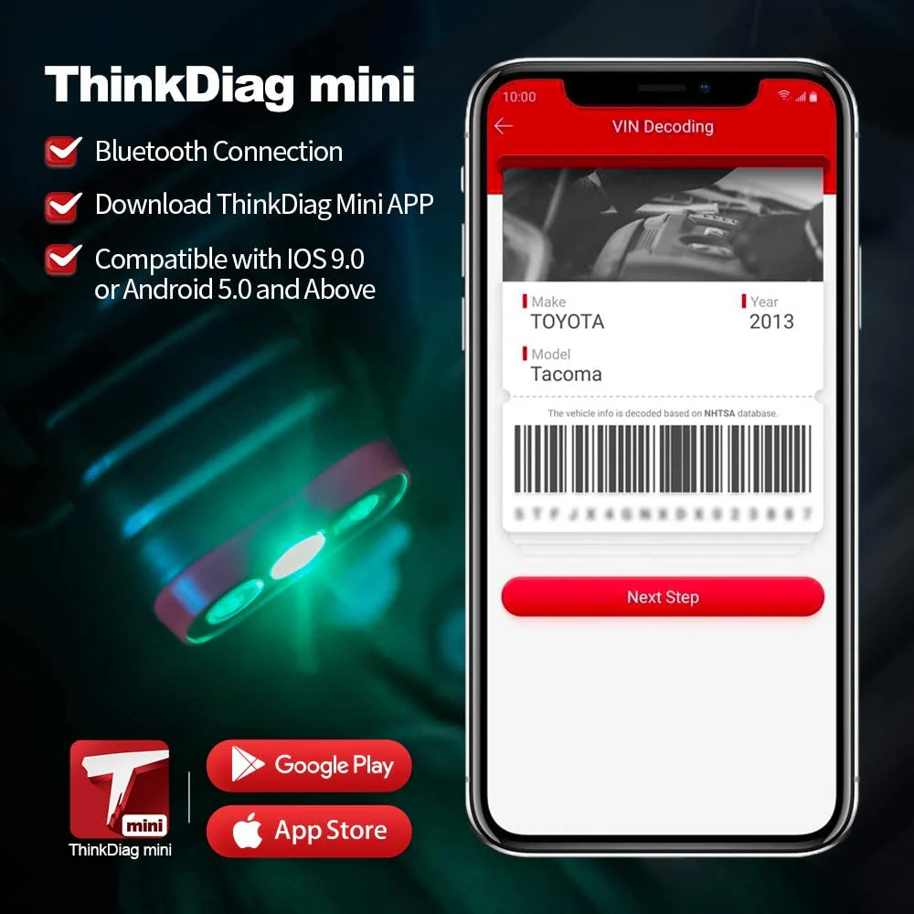 Thinkcar ThinkDiag Mini - Bluetooth OBD2 Scanner Diagnostic Tool, OE Full-System Car Scanner For IOS & Android, Check Engine Light Fault Code Reader & Scan Tool - Image 12