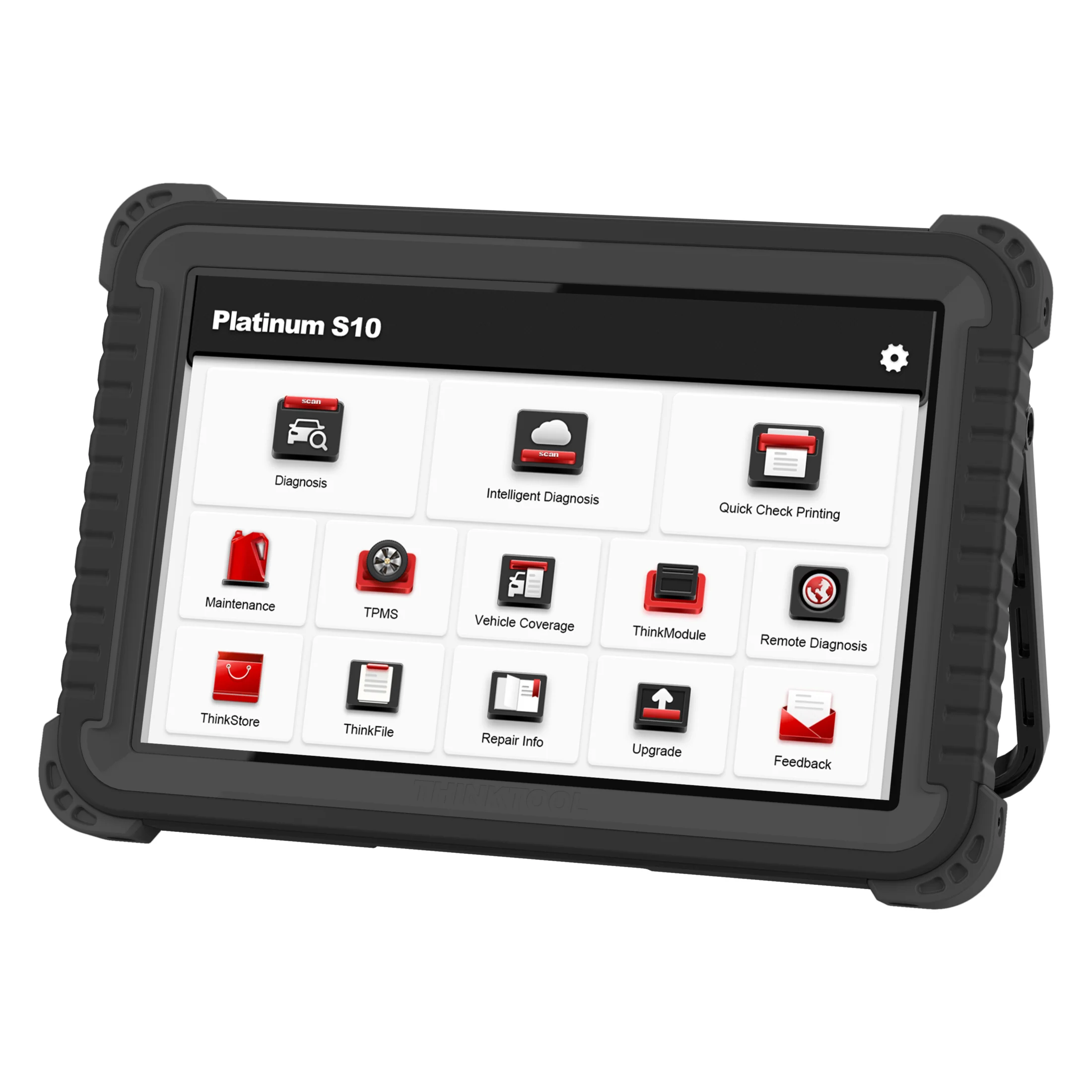 Thinkcar Platinum S10 10-Inch Professional Diagnostic Scanner - Bi-Directional OBD2 Tool with Full System Coverage - Image 2
