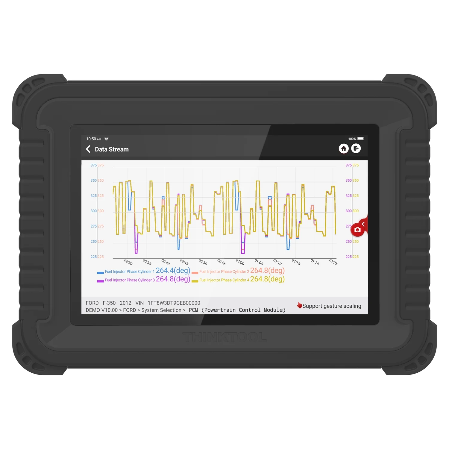 Thinkcar Platinum S8 8-Inch Professional Diagnostic Scanner - Full System OBD2 Tool with Bi-Directional Control & 28 Maintenance Resets - Image 7